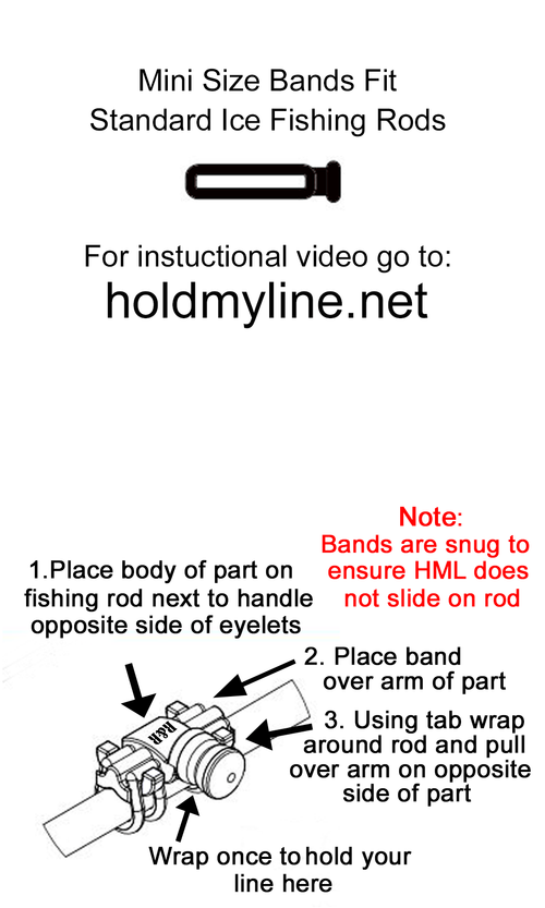 1 Pack Fits Ice Fishing Rod