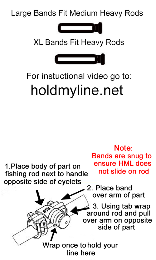 1 Pack Fits Medium Heavy To Heavy Rod