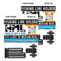 2 Pack Fits Light To Medium Rod